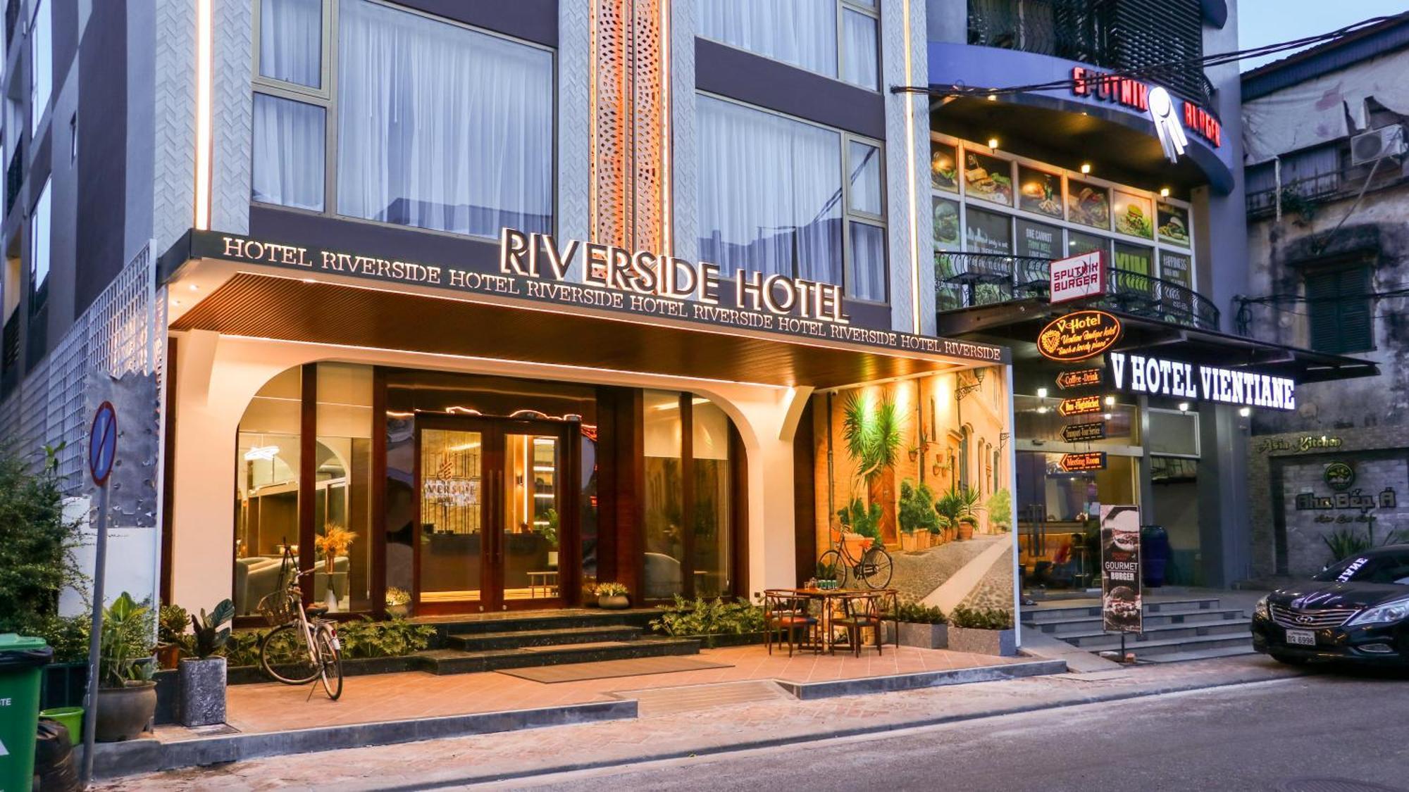 Riverside Hotel Виентиане Екстериор снимка